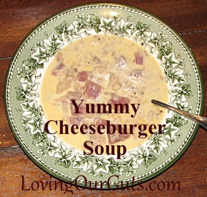 Cheeseburger Soup good