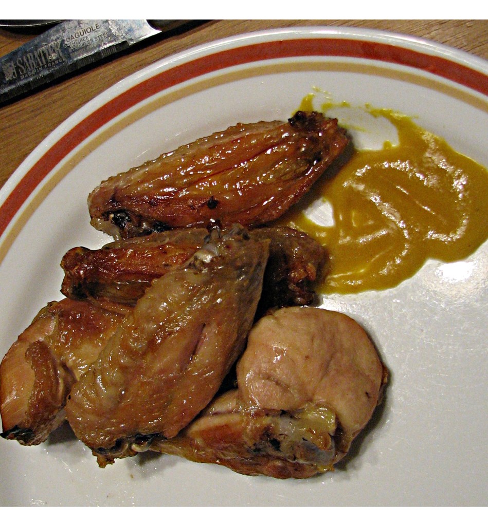 Wings with honey Mustard sauce