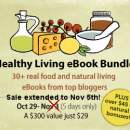 Healthy Living E-Book Bundle Sale extended!!!! Still only $29!