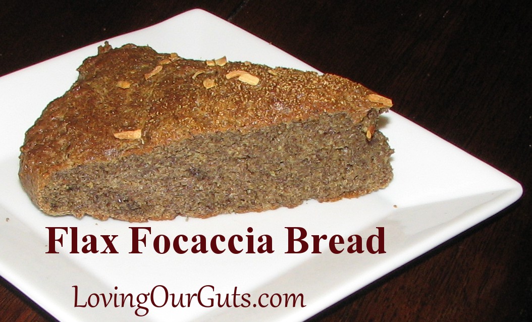 Flax Focaccia Bread