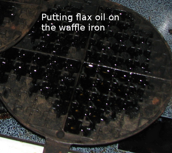 Flax on Waffleiron