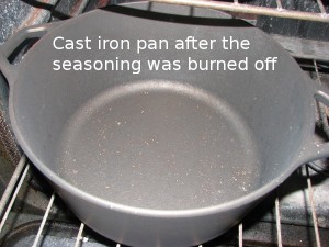 bare cast iron