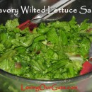 Savory Wilted Lettuce Salad