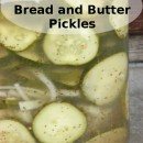 Lacto-fermented Bread and Butter Pickles